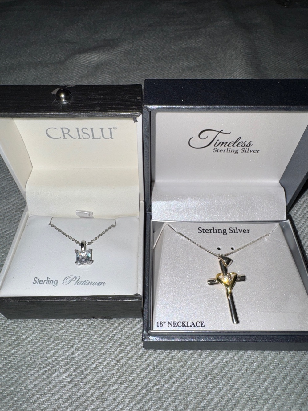 Boxed necklace duo